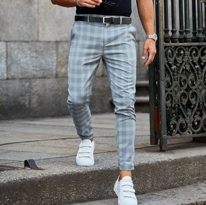 Sven | Men’s Trousers – Comfortable, Stylish & Versatile Checked Design 3