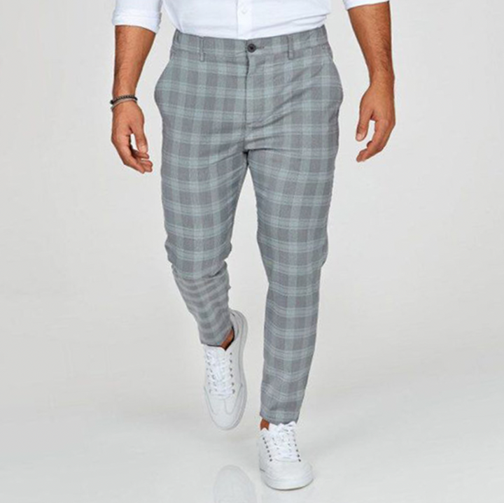 Sven | Men’s Trousers – Comfortable, Stylish & Versatile Checked Design 4