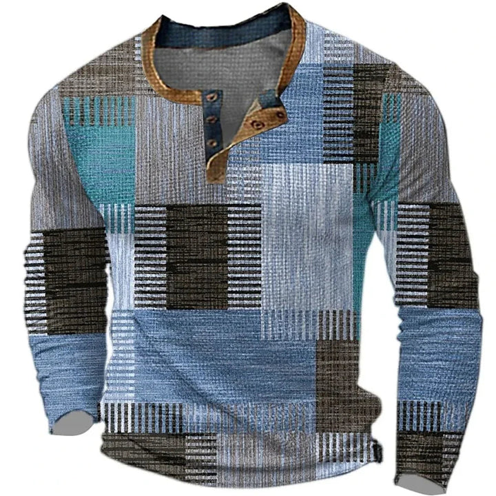 Thomas | Stylish patchwork T-shirt 1