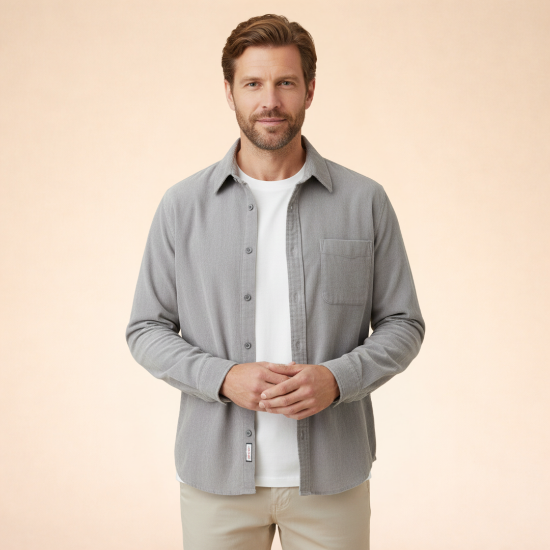 Thomas | Casual Long-Sleeve Corduroy Shirt