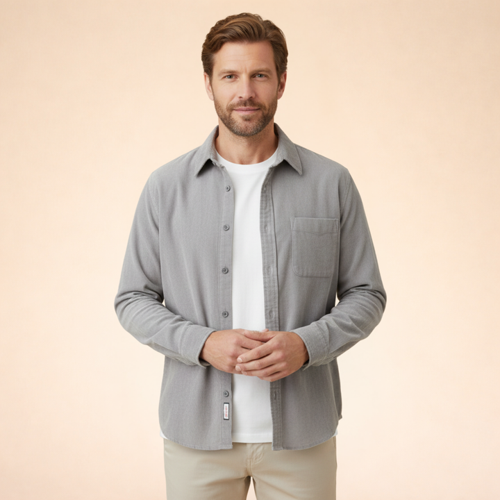 Thomas | Casual Long-Sleeve Corduroy Shirt