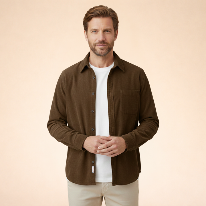 Thomas | Casual Long-Sleeve Corduroy Shirt