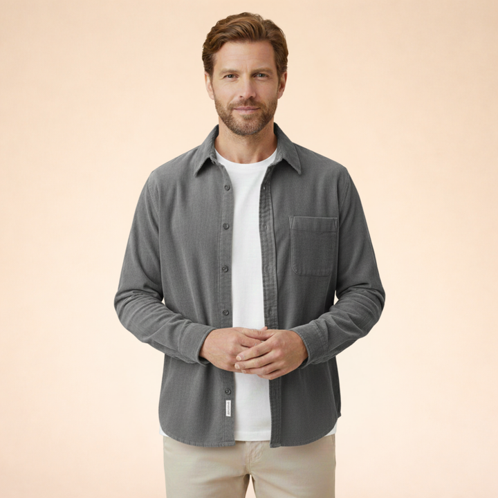 Thomas | Casual Long-Sleeve Corduroy Shirt