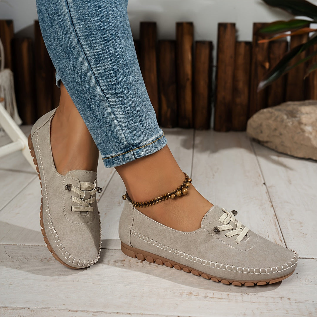Tracy | Elegant Lace-Up Comfort Loafers 8