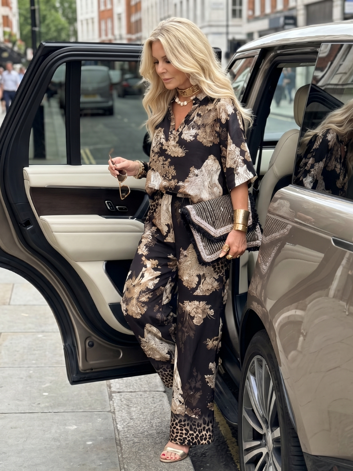 Tracy | Stylish Flowy Wrap Two Piece Set 7