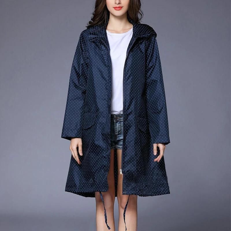 Valeria | Women's Rain Jacket Waterproof Elegant Fit Stylish 4