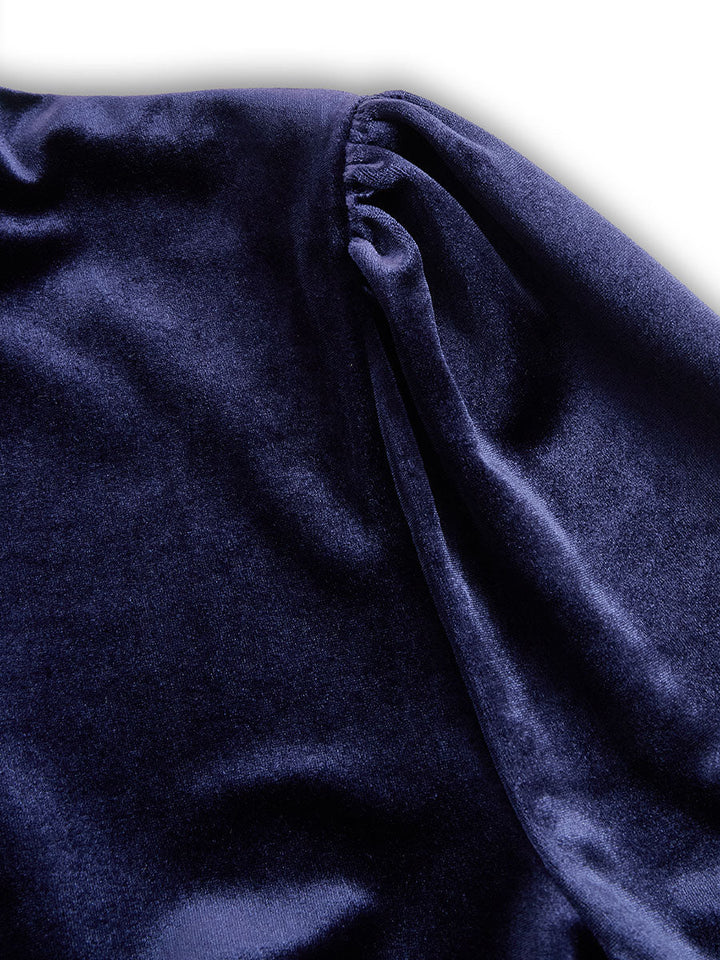 Vantor | Elegant Velvet Midi Women's Dress 6