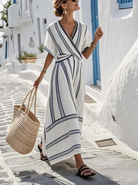 Vera | Elegantes Maxikleid mit Blumenmuster für Damen