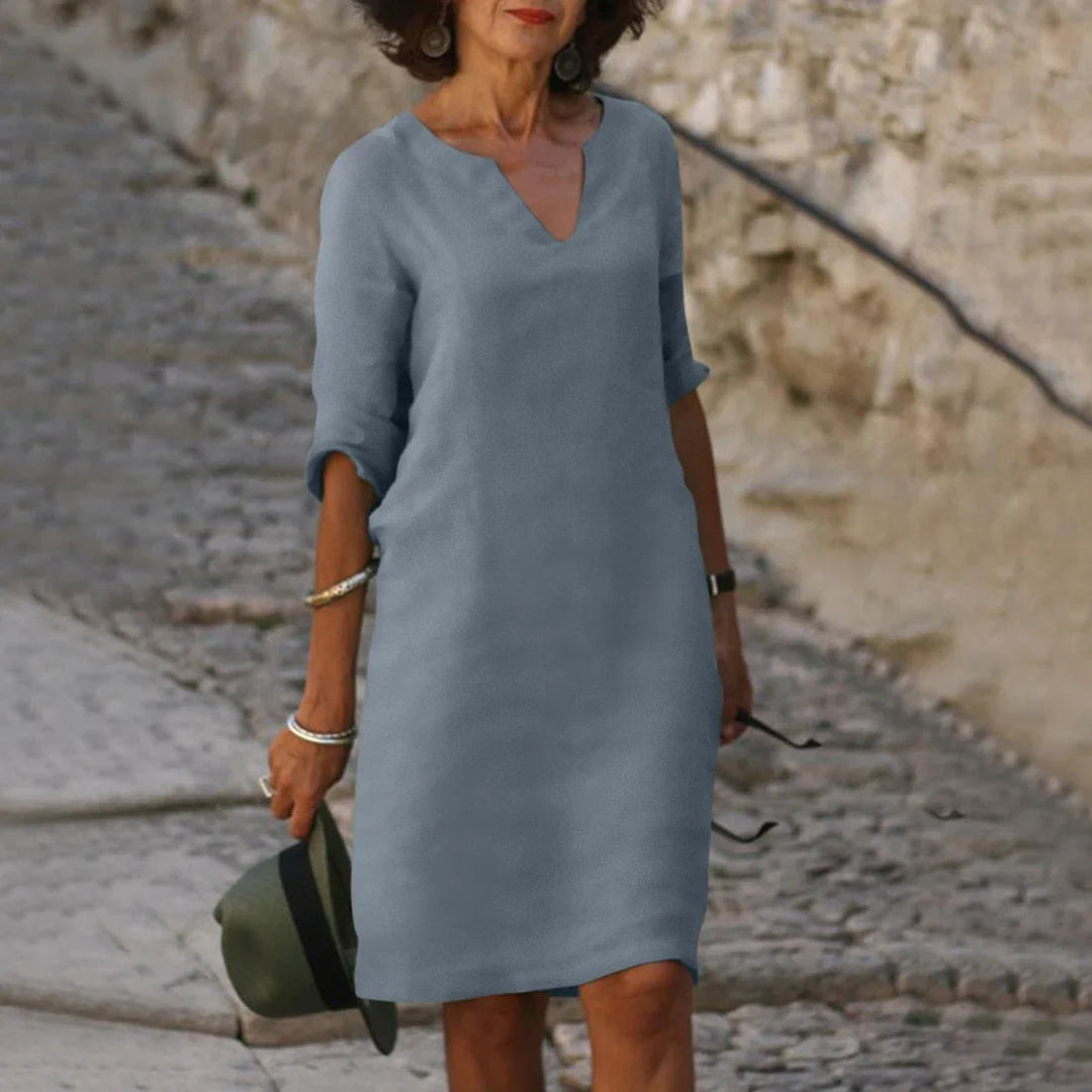 Vera | Women's Dress – Flattering V-Neck, Comfortable Fit & Effortless Style 2