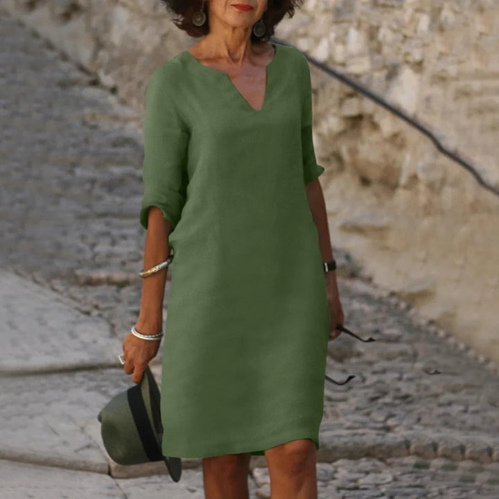 Vera | Women's Dress – Flattering V-Neck, Comfortable Fit & Effortless Style 3