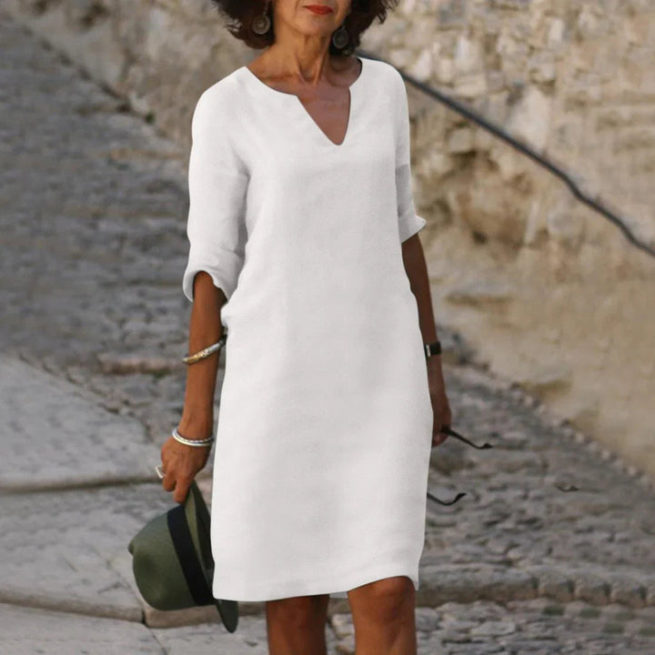 Vera | Women's Dress – Flattering V-Neck, Comfortable Fit & Effortless Style 6