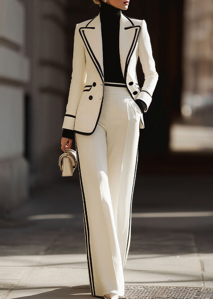 Victoria | Structured Double-Breasted Pant Suit Set 1