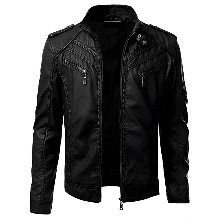 Viroc | Men’s Leather Jacket – Stylish, Comfortable & Modern Fit 0