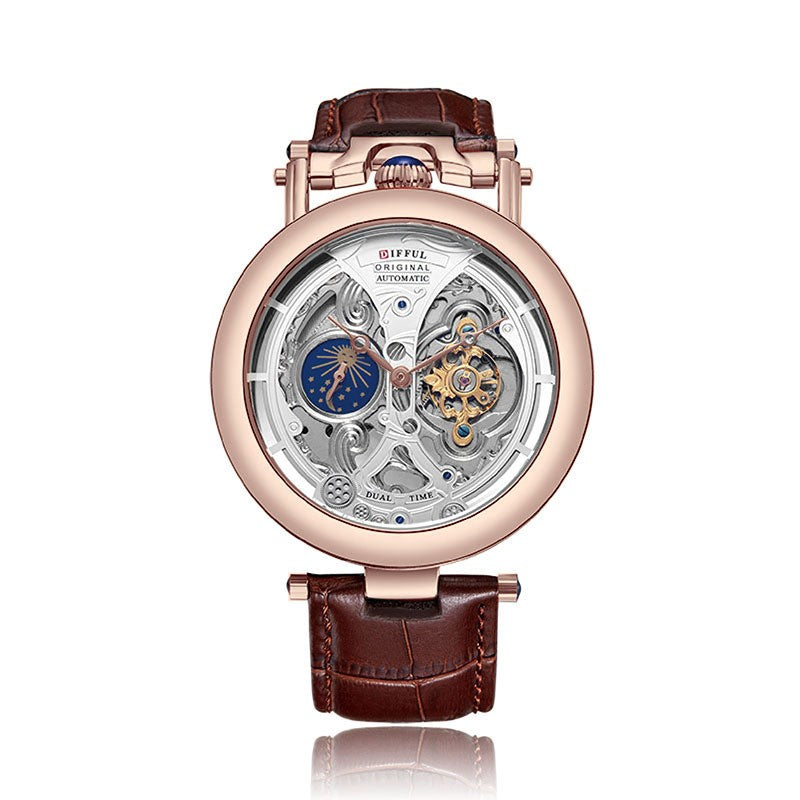 Vortex | Elegant Skeleton Dial Men's Watch 0