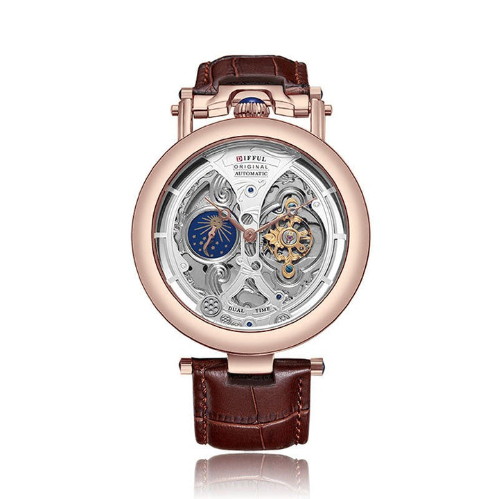 Vortex | Elegant Skeleton Dial Men's Watch 0