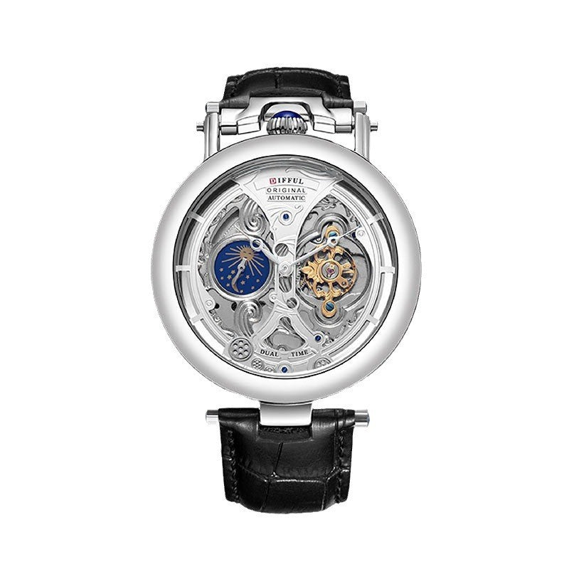 Vortex | Elegant Skeleton Dial Men's Watch 3