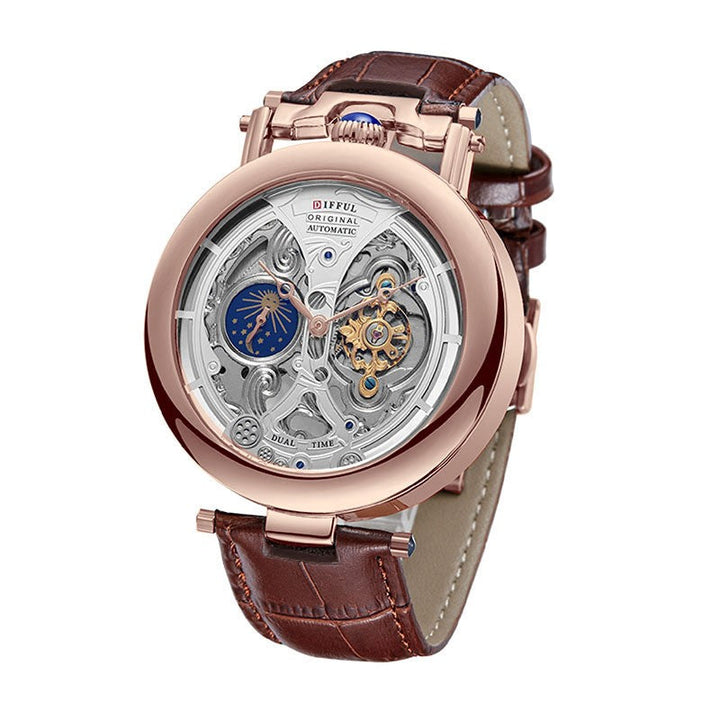 Vortex | Elegant Skeleton Dial Men's Watch 4