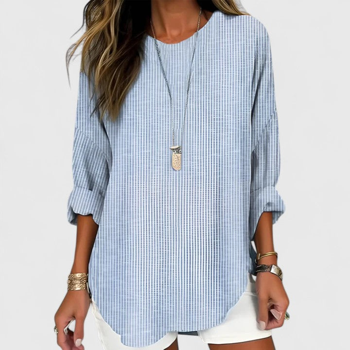 Willow | Chic And Versatile Striped Blouse 0