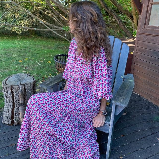 Zaria | Bohemian Printed Flowy Maxi Dress 6