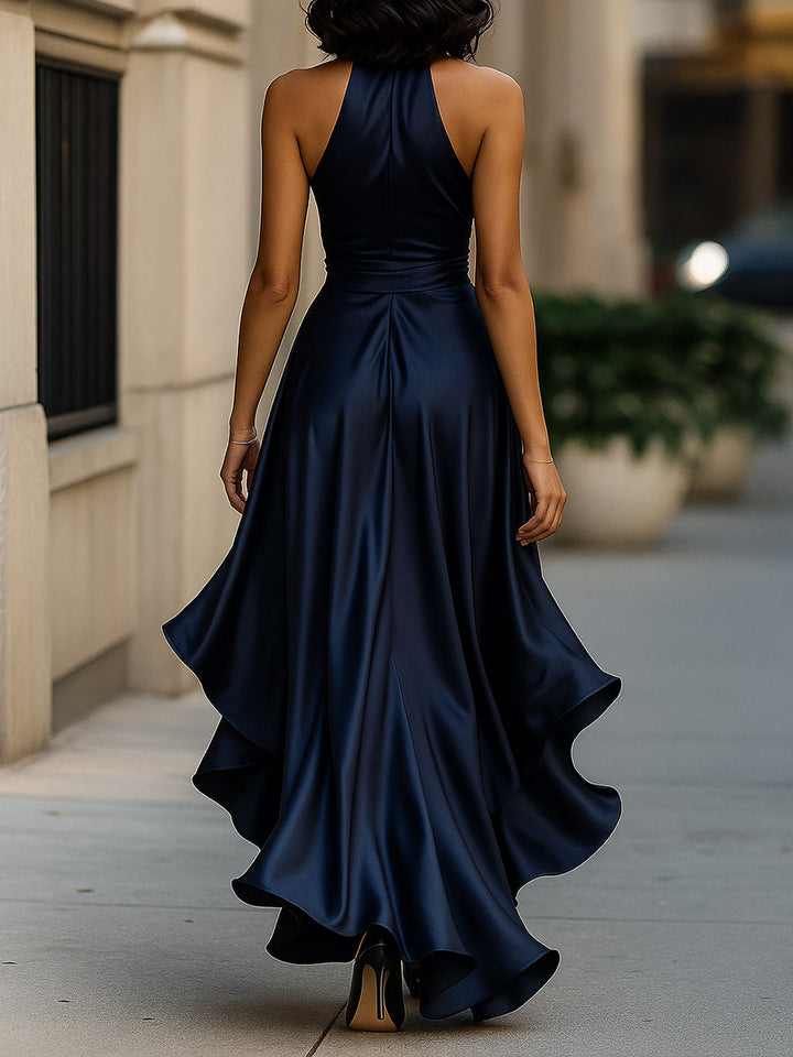 Zelara | Elegant High Slit Maxi Dress for Women 4