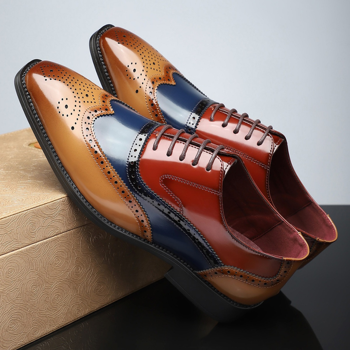Zylor | Elegant Wingtip Men's Shoes 4