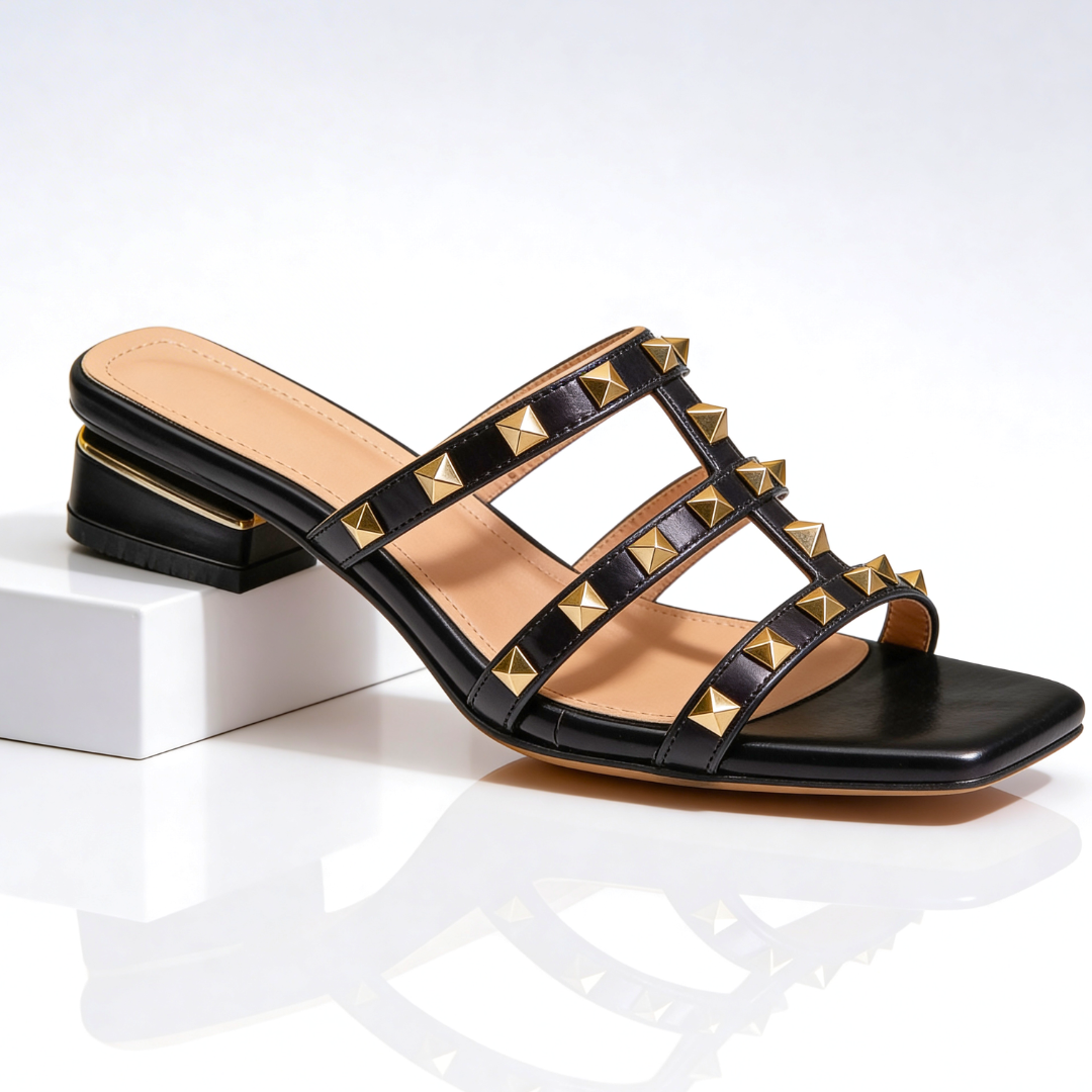 Zyra | Elegant Studded Women's Mules 0