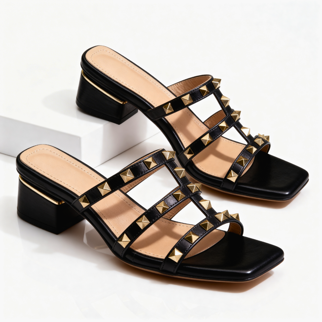 Zyra | Elegant Studded Women's Mules 3
