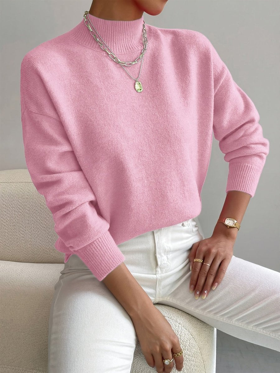 Elisabeth | Mock Turtleneck Sweater for Women in Relaxed Fit