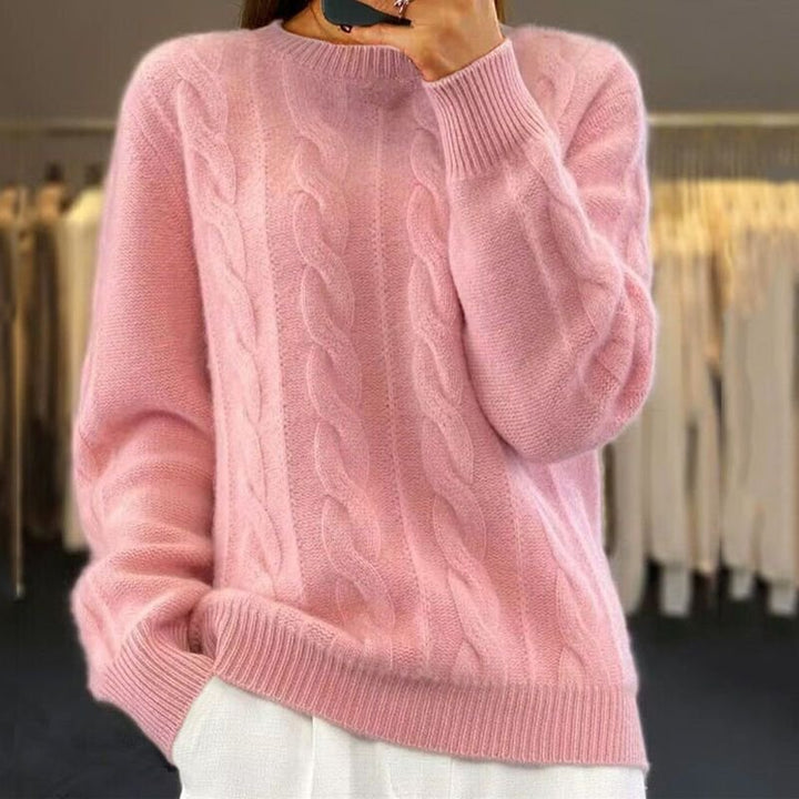 Karin | Cable Knit Sweater – Cozy & Timeless Style for Women