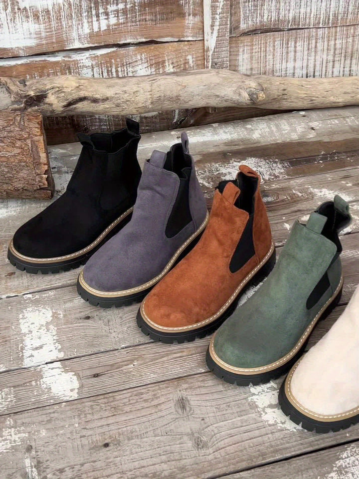 Aurelia | Stylische Chelsea-Stiefeletten mit dicker Sohle für Damen