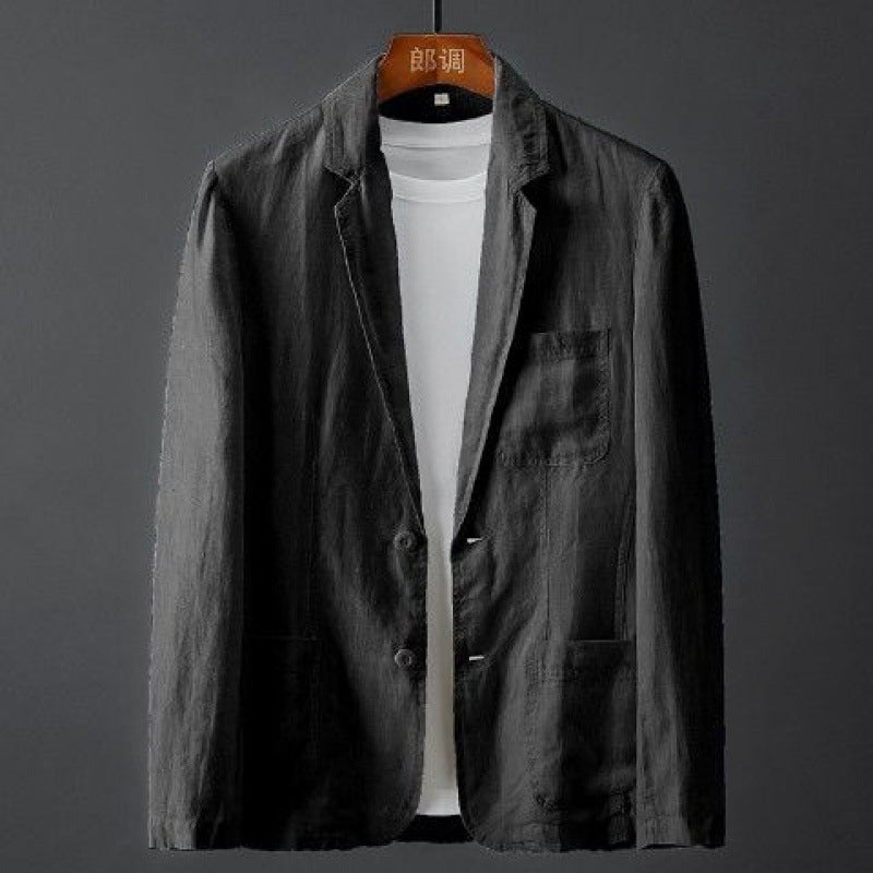 Julian | Blazer in lino dalla vestibilità morbida e dallo stile intramontabile