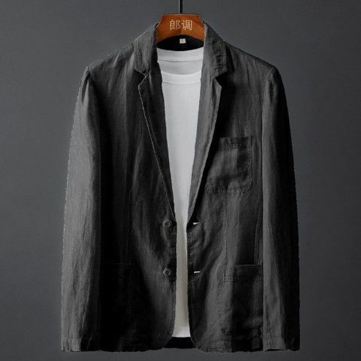 Julian | Blazer in lino dalla vestibilità morbida e dallo stile intramontabile