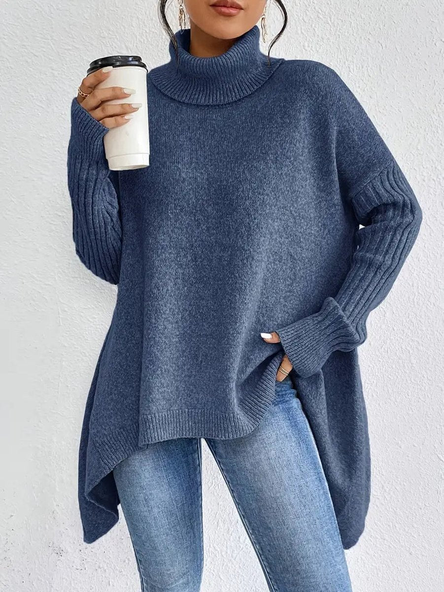 Greta | Oversized Turtleneck Sweater – Cozy Chic Look for Women