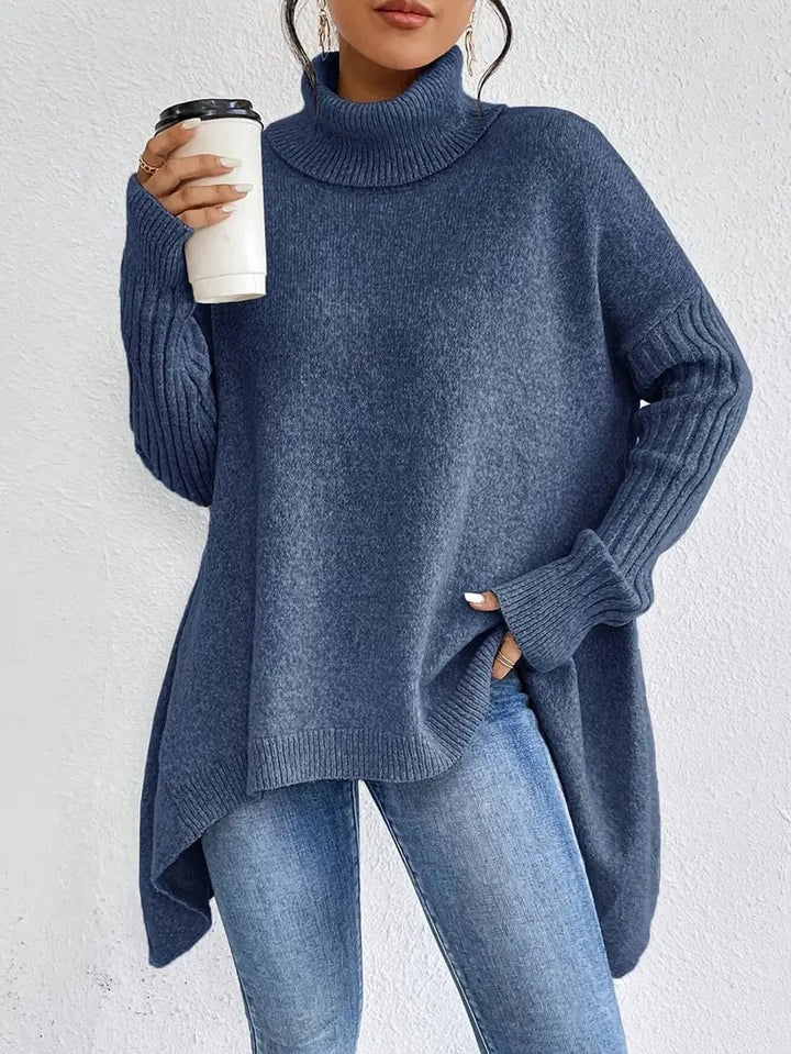 Greta | Oversized Turtleneck Sweater – Cozy Chic Look for Women