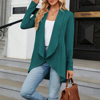 Thalina | Open-Front Long Lightweight Cardigan