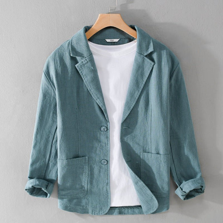 Terran | Lässiger Blazer mit entspannter Passform in Erdtönen für Herren