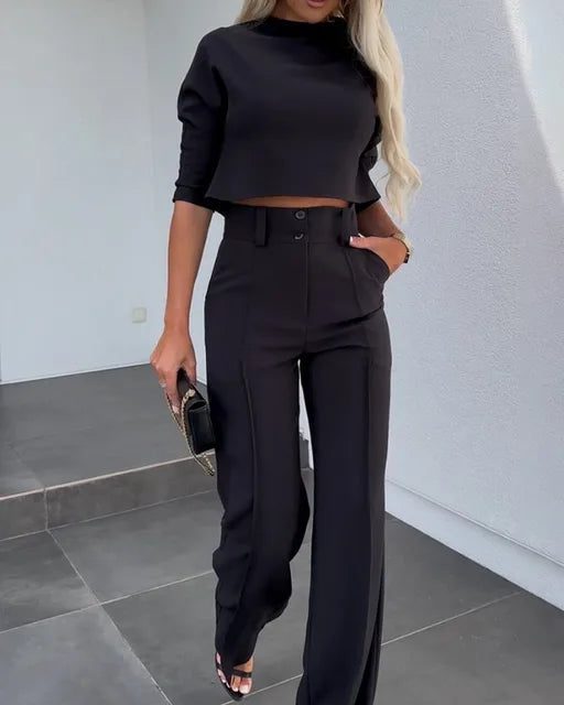 Norelle | Completo elegante a due pezzi dalla vestibilità aderente