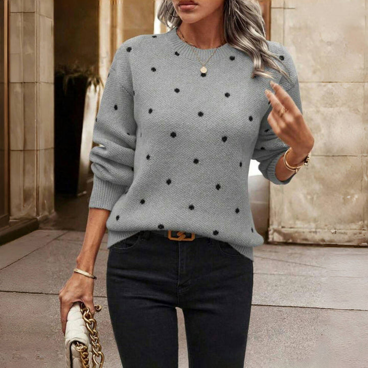 Aurelia | Dotted Knit Relaxed-Fit Sweater