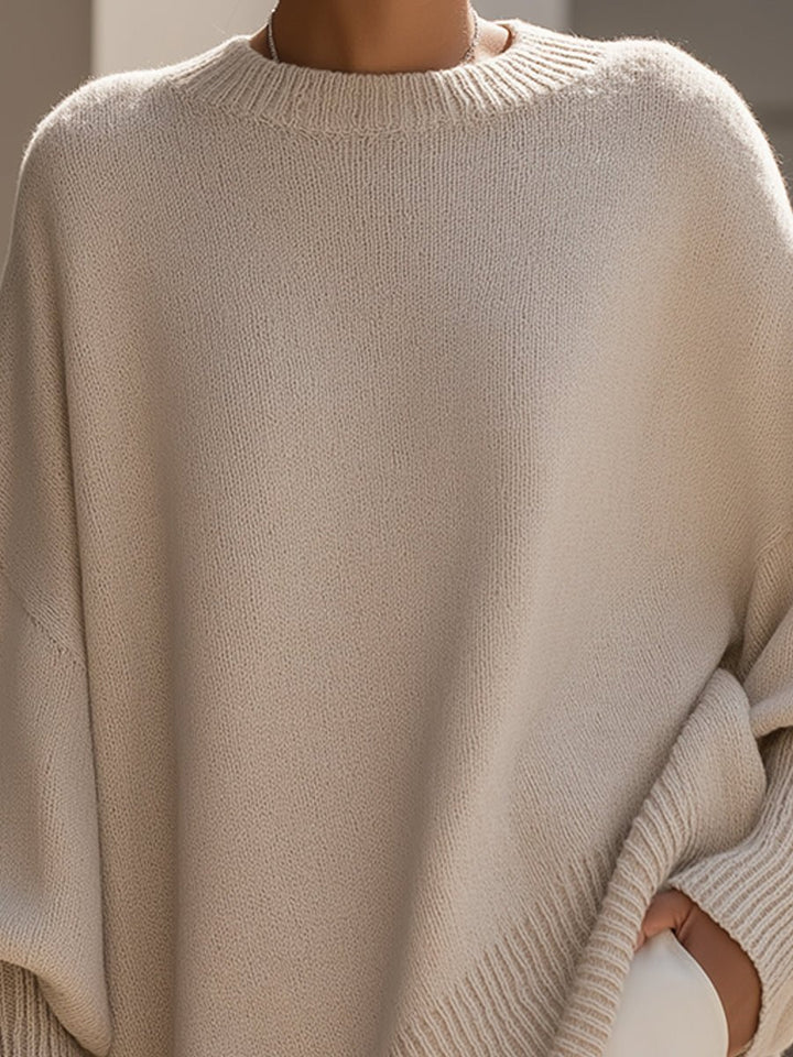 Carly | Oversized Batwing Sweater for Women - Casual Knit Style