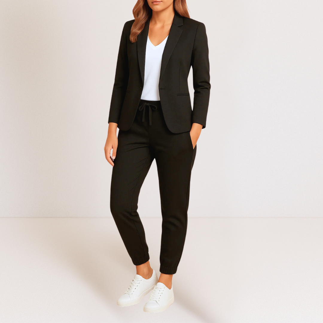 Elena | Completo elegante da donna con blazer e jogger affusolati