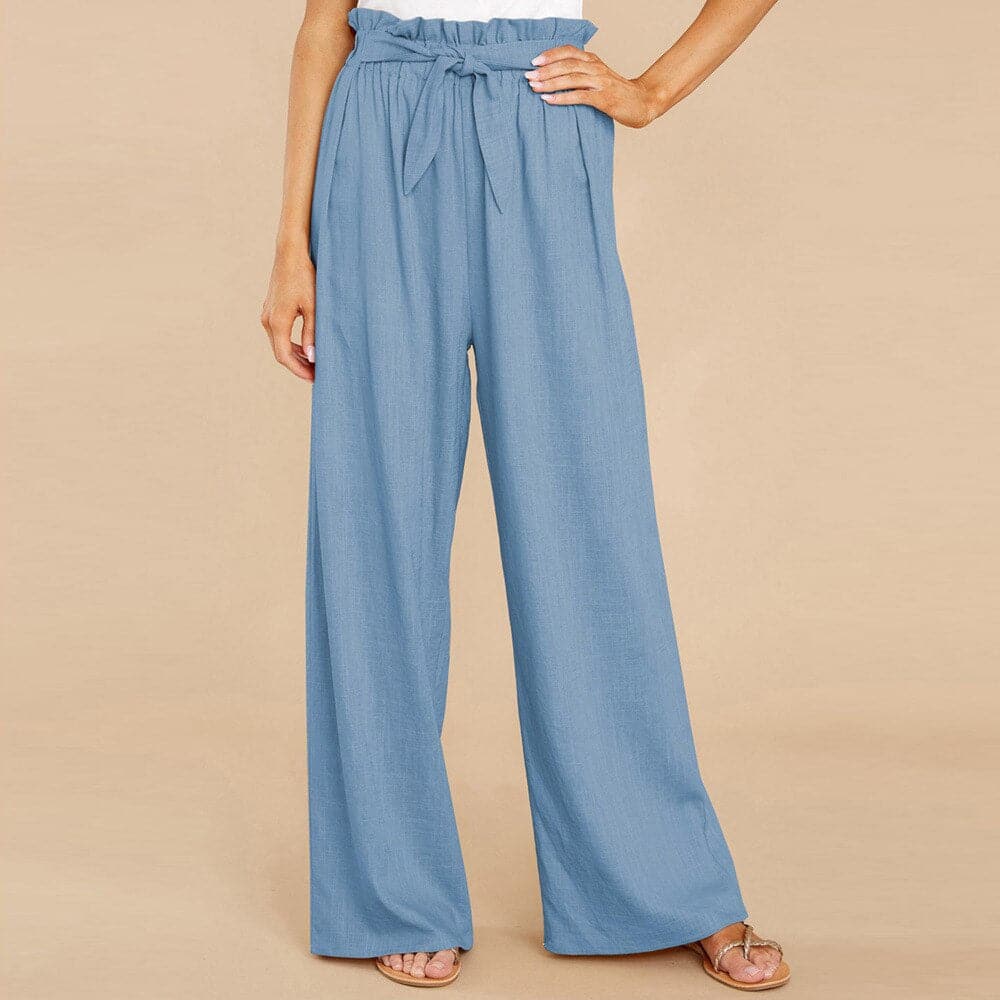Carmine | Pantaloni eleganti a vita alta e gamba ampia