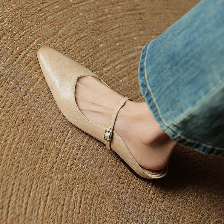 Valerisse | Mules in pelle con punta affusolata