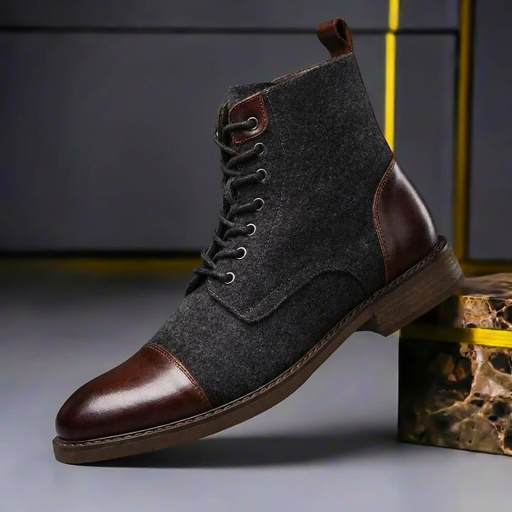 Carter | Stivali in pelle e lana per l'inverno