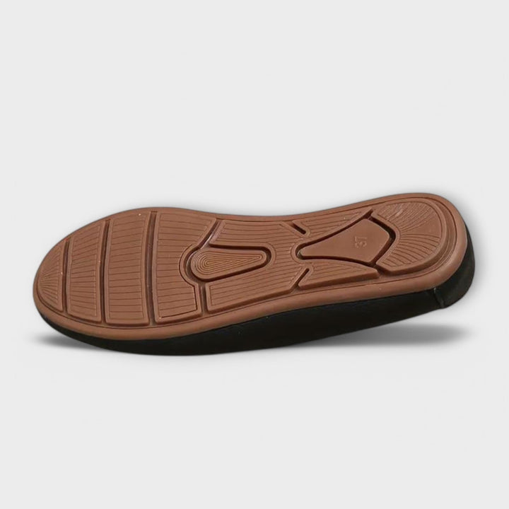 Genevieve | Zeitlose flache und leichte Damen-Loafer aus Leder
