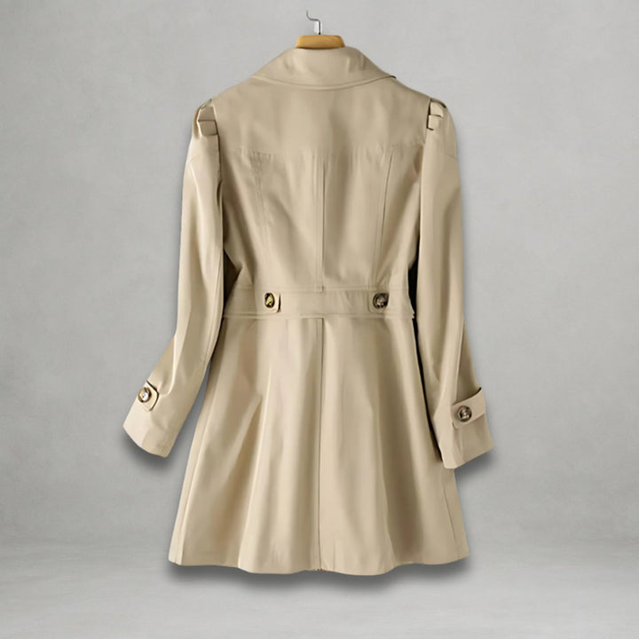 Colette | Trench sartoriale elegante da donna in cotone e nylon