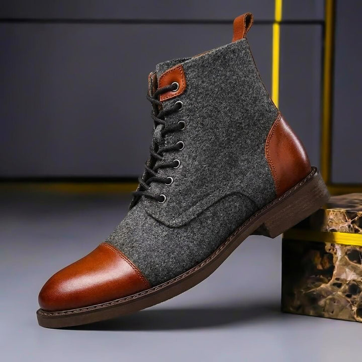 Carter | Stivali in pelle e lana per l'inverno