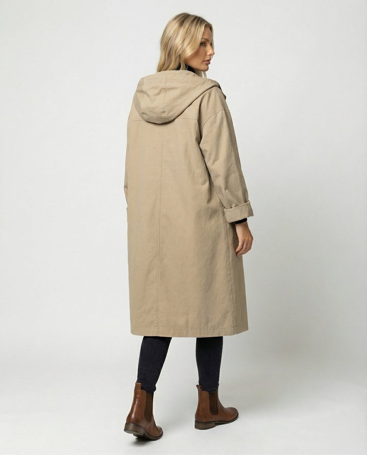 Freya | Women's Timeless Waterproof Hooded Trench Coat