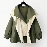 Dahlia | Stilvoller Oversize-Trenchcoat für Damen, wasserdicht