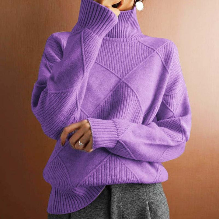 Greta | Turtleneck Sweater – Casual Knit Style for Women