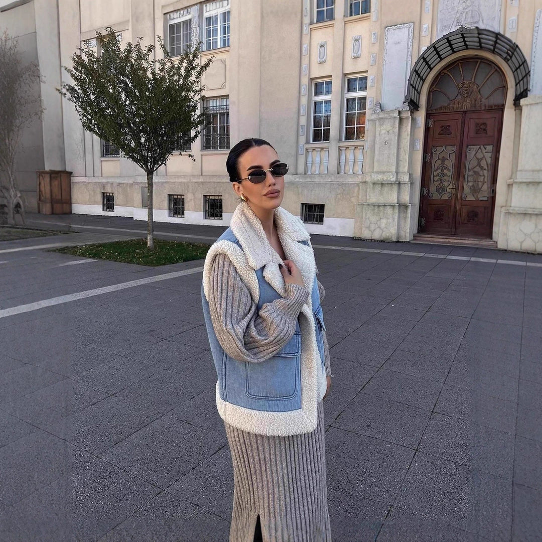 Genevieve | Vintage-Denim-Weste für Damen